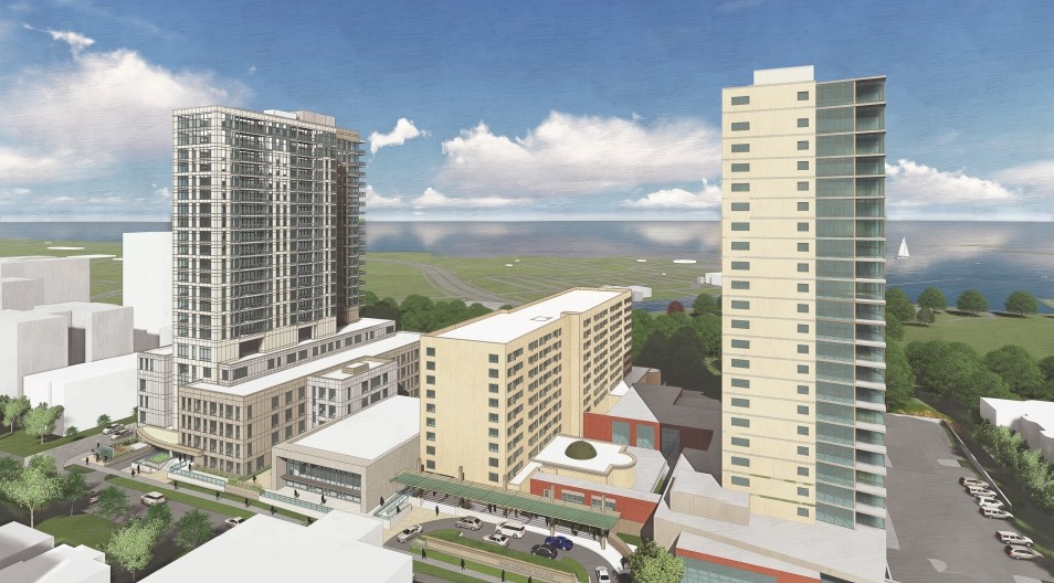 Saint John's on the Lake Expansion. Rendering by Eppstein Uhen Architects and Blitch Knevel.