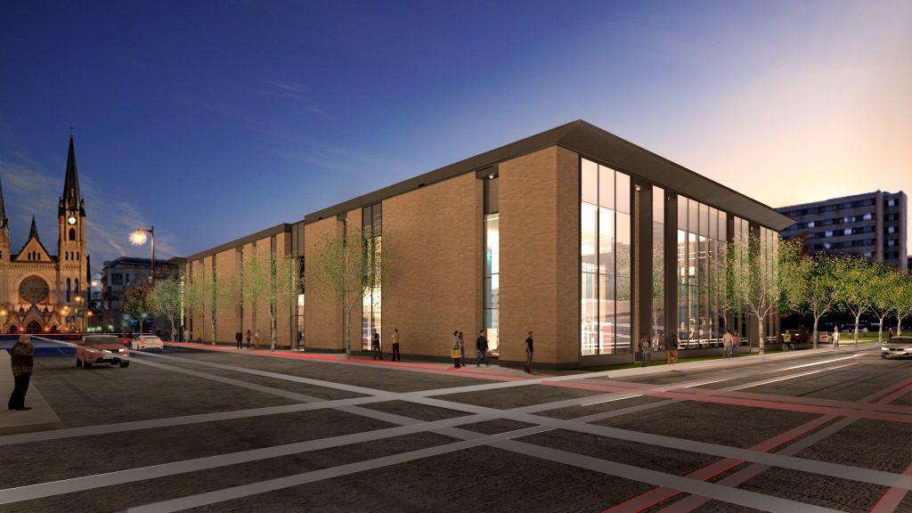 Athletic and Human Performance Research Center Rendering. Rendering courtesy of Marquette University.