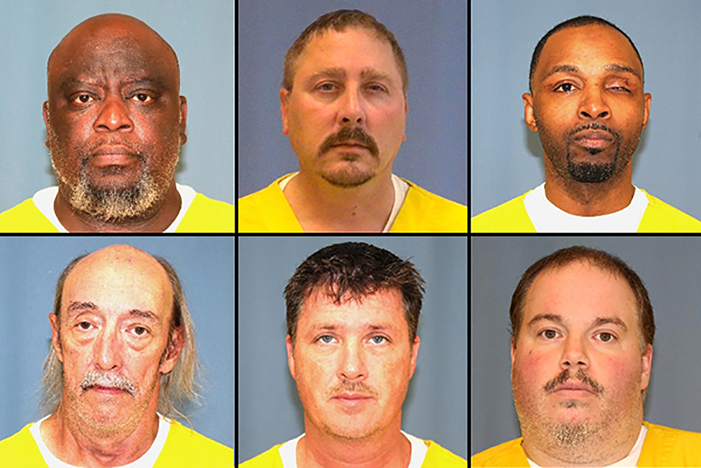 Clockwise from top left, Sylvester Jackson, Don Mulder, Ventae Parrow, Brian Anthony, Matthew Schechter and Glenn Davis are some of the 11 registered sex offenders in a pending case against a 2,000-foot residency restriction in the city of Milwaukee, where countless sex offenders, many on GPS monitoring, are homeless. The parties are working on a settlement after the city significantly rewrote its residency requirements. Photos from the Wisconsin Department of Corrections.