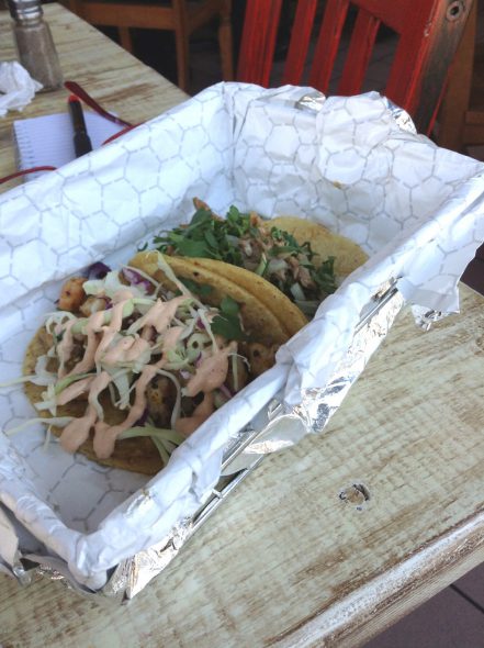 Tacos star at Kompali. Photo by Cari Taylor-Carlson.