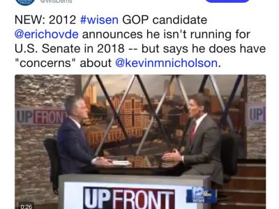 Eric Hovde Declines 2018 Run, Reiterates “Concerns” With Kevin Nicholson
