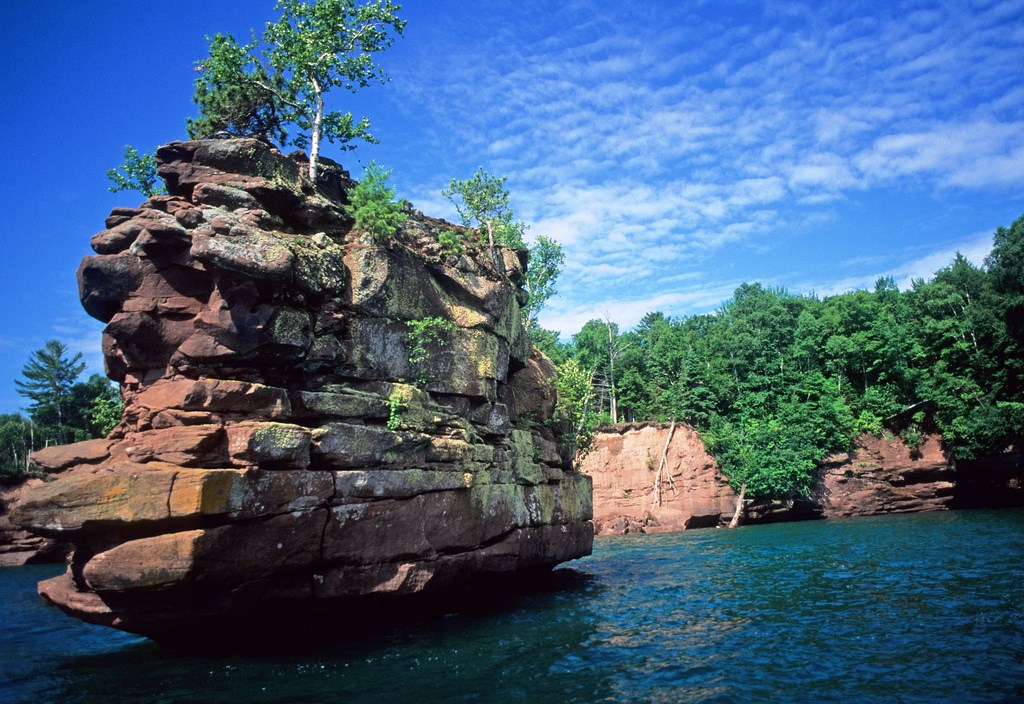 Apostle Islands. Photo from the Wisconsin Department of Natural Resources (CC-BY-ND).