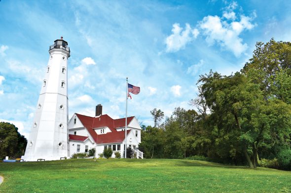 North Point Lighthouse. Photo courtesy of the Milwaukee Museum Mile.