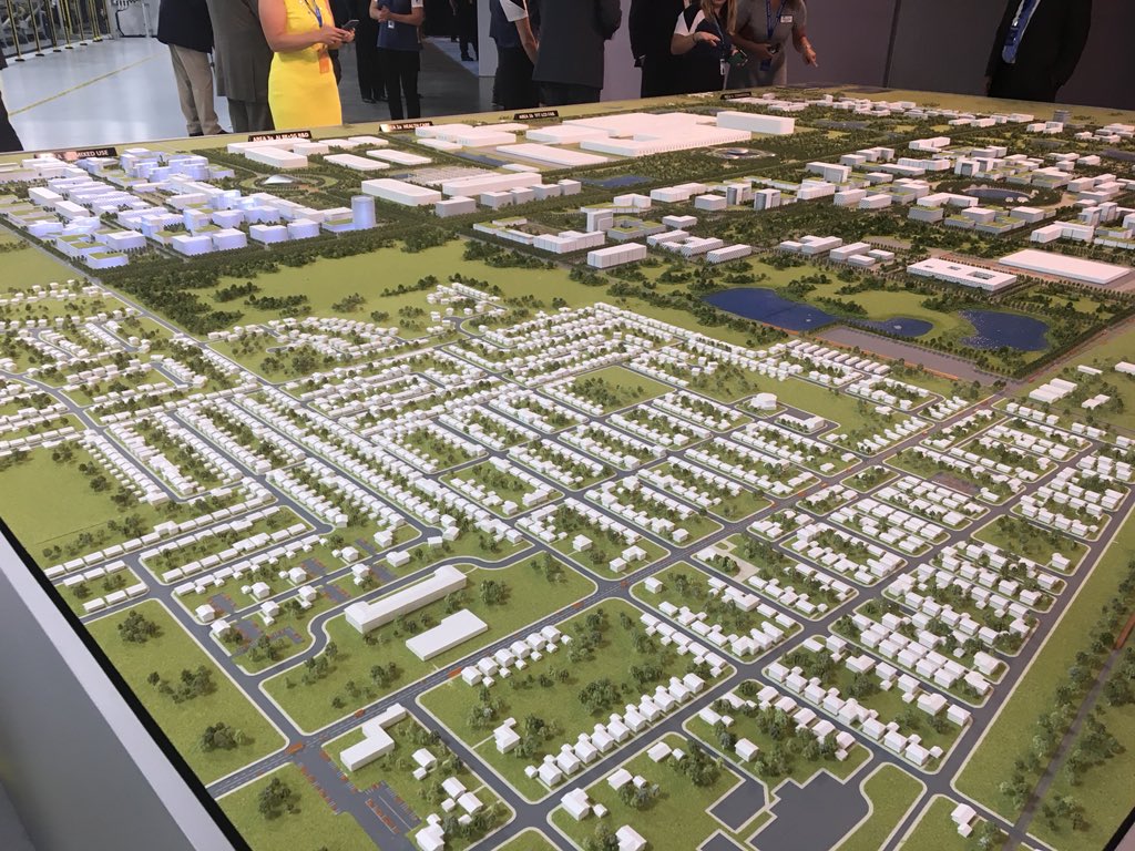Design for Foxconn's campus. Photo from the WEDC.