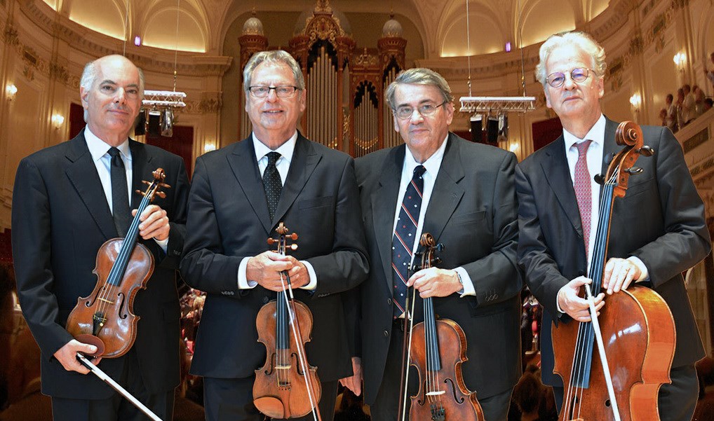 Fine Arts Quartet (L to R, Ralph Evans, Efim Boico, Gil Sharon, Niklas Schmidt