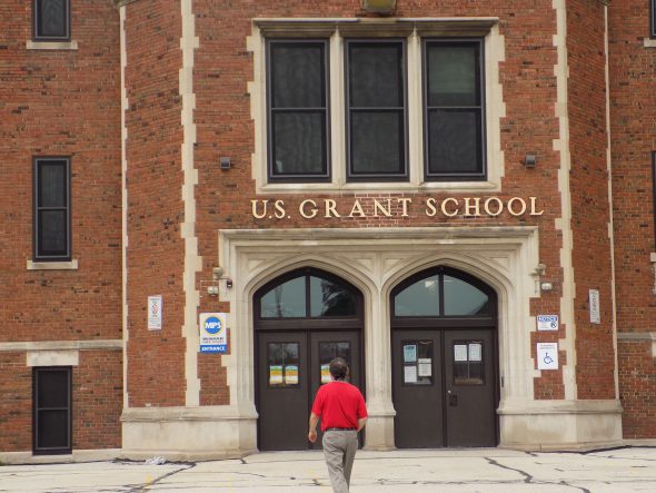 U.S. Grant Elementary School in Milwaukee. Photo by Ximena Conde/WPR.