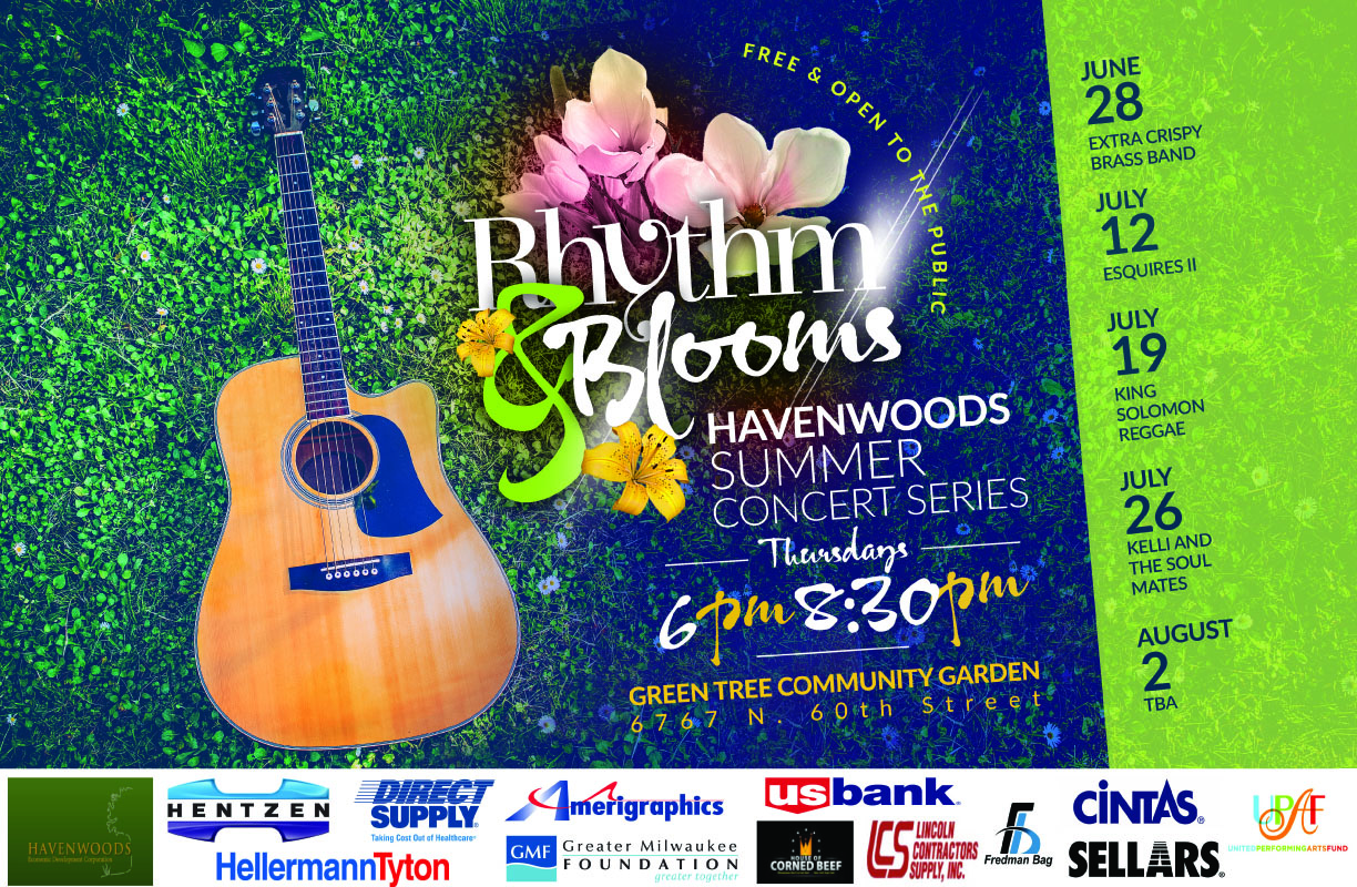 Rhythm & Blooms concert Thursday at Green Tree Community Garden