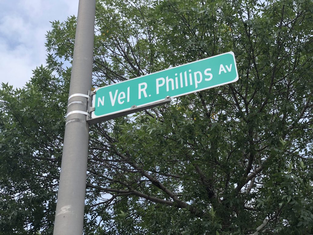 N. Vel R. Phillips Ave. Photo by Jeramey Jannene.