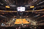 The seating bowl at the Fiserv Forum. Photo by Jack Fennimore.