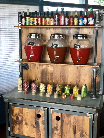 Bloody Mary cart. Photo courtesy of View MKE.