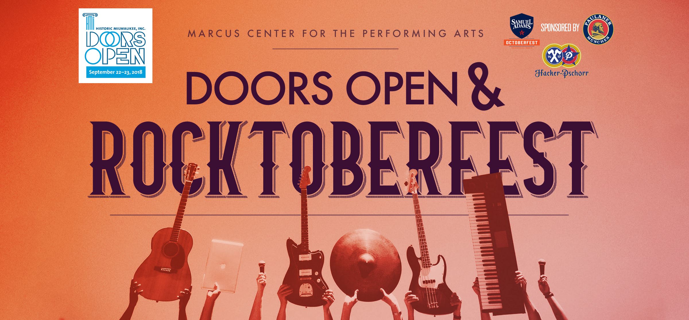 The Marcus Center Hosts ROCKTOBERFEST During Doors Open Milwaukee!