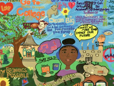 New Mural Has Positive Choices For Teens