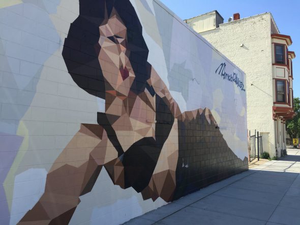 Mural of Selena Quintanilla-Pérez by Mauricio Ramirez in Walker's Point. Photo by Dave Reid.