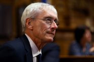 Democratic gubernatorial candidate Tony Evers has called for a tax credit passed in the 2011 budget motion to be severely curtailed, noting that nearly 80 percent the money goes to people and businesses earning at least $1 million a year. Evers, the state superintendent of public instruction, is seen here at the State of the State address in Madison, Wis., on Jan. 10, 2017. Photo by Coburn Dukehart/Wisconsin Center for Investigative Journalism.