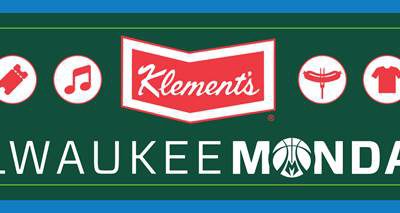 Milwaukee Bucks to Hold Six Klement’s Milwaukee Mondays at Fiserv Forum During 2018-19 Season