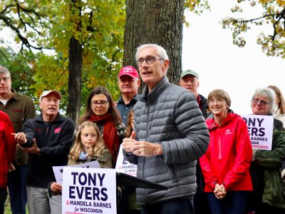 Back in the News: Evers Is Flush With Cash