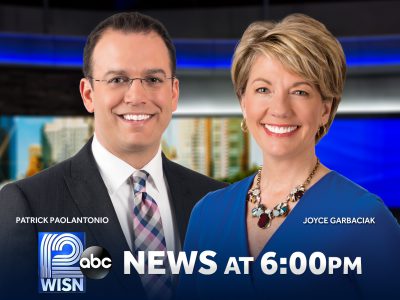 Patrick Paolantonio Joins Joyce Garbaciak For “WISN 12 News at 6”