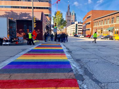 Rainbow Crosswalks to be Re-Painted in Milwaukee