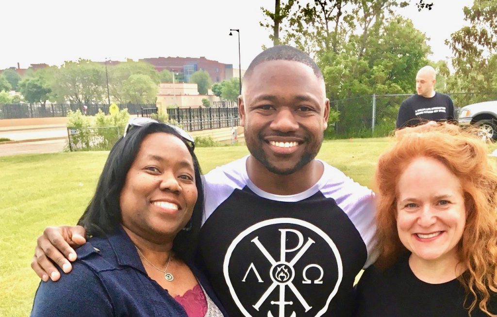 Lisa Montgomery, Ty Montgomery and Heather Perkins. Photo courtesy of Heather Perkins.