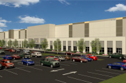 Rendering of Amazon's Oak Creek facility. Rendering from BL Companies and the City of Oak Creek.