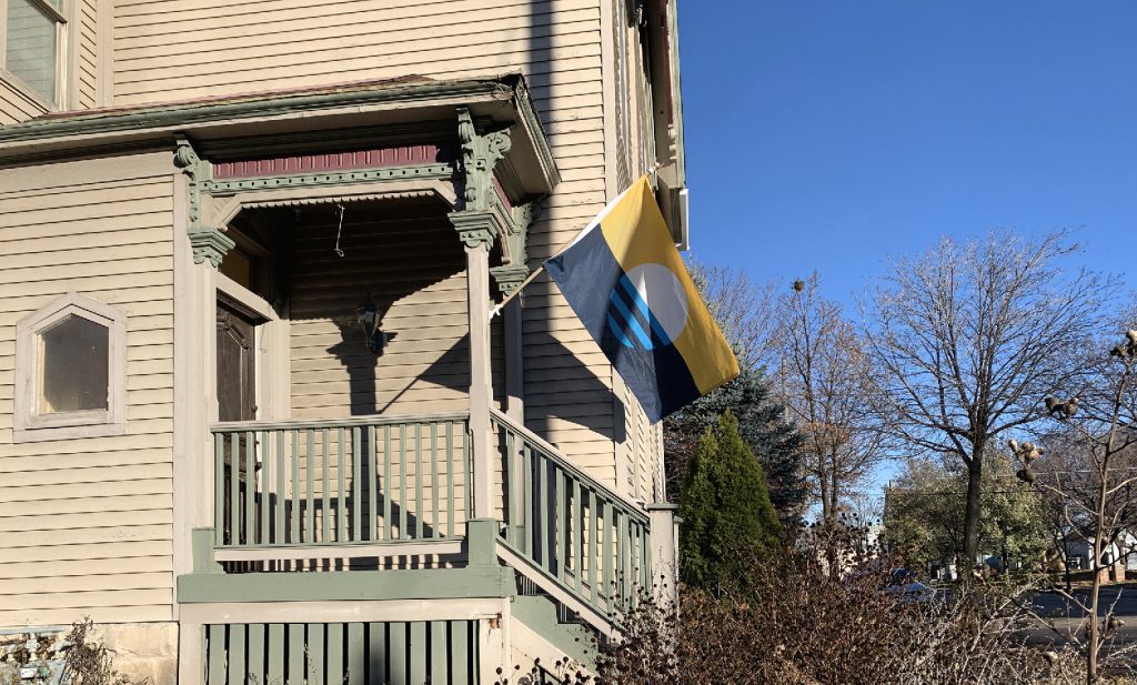 People's Flag of Milwaukee. Photo by Tom Bamberger.