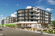Updated proposal for 2700 S. Kinnickinnic Ave. block. Rendering by RINKA.