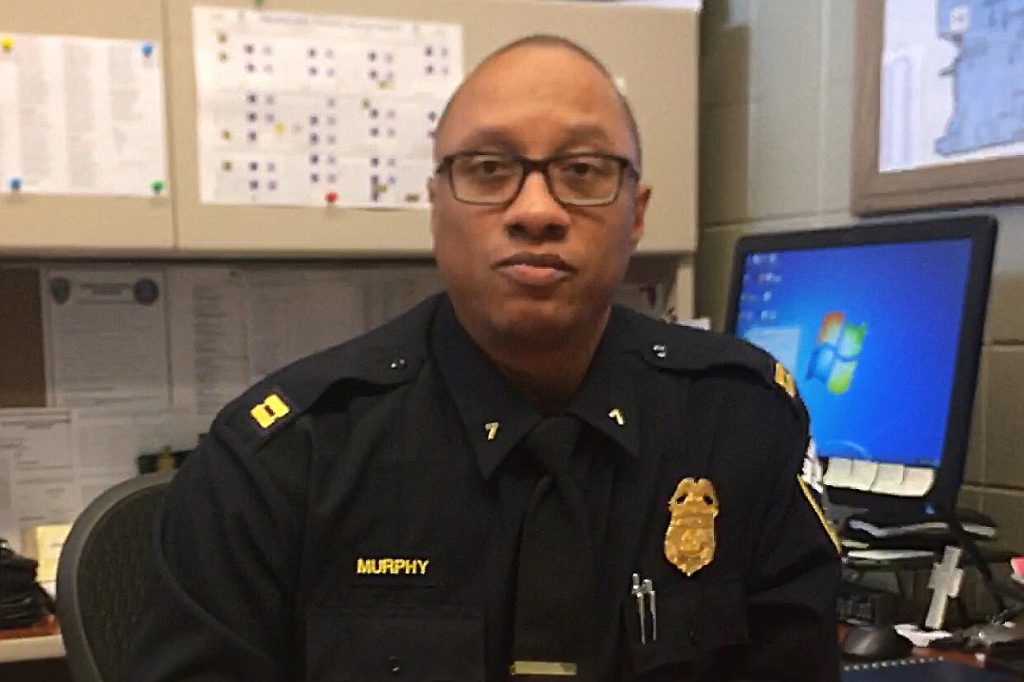 Willie Murphy has been captain of Milwaukee Police Department District 7 since June. Photo by Areonna Dowdy/NNS.