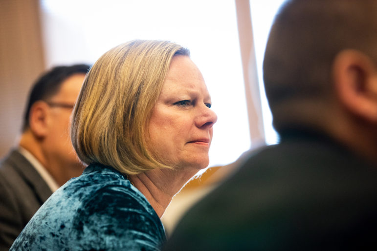 State Rep. Cindi Duchow, R-Town of Delafield, plans to re-introduce a constitutional amendment that would require judges to consider the danger a defendant poses to the community when setting bail amounts. Right now, judges in Wisconsin are only supposed to use bail as a tool to ensure the accused appears for the next court hearing. Photo by Emily Hamer / Wisconsin Center for Investigative Journalism.