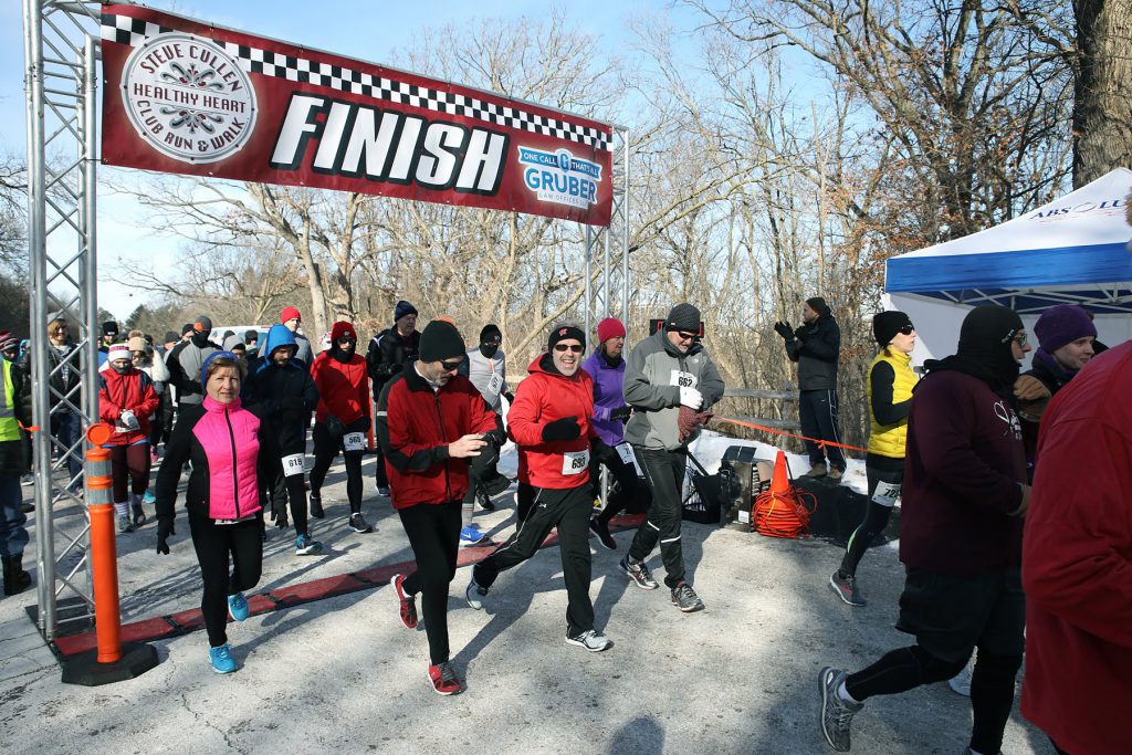 The 23rd Annual Steve Cullen Healthy Heart Run/Walk held on Saturday, February 9th at Underwood Parkway in Wauwatosa. Photo by Erol Reyal.