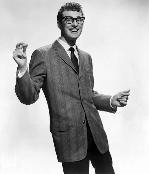 Buddy Holly. Photo is in the Public Domain.