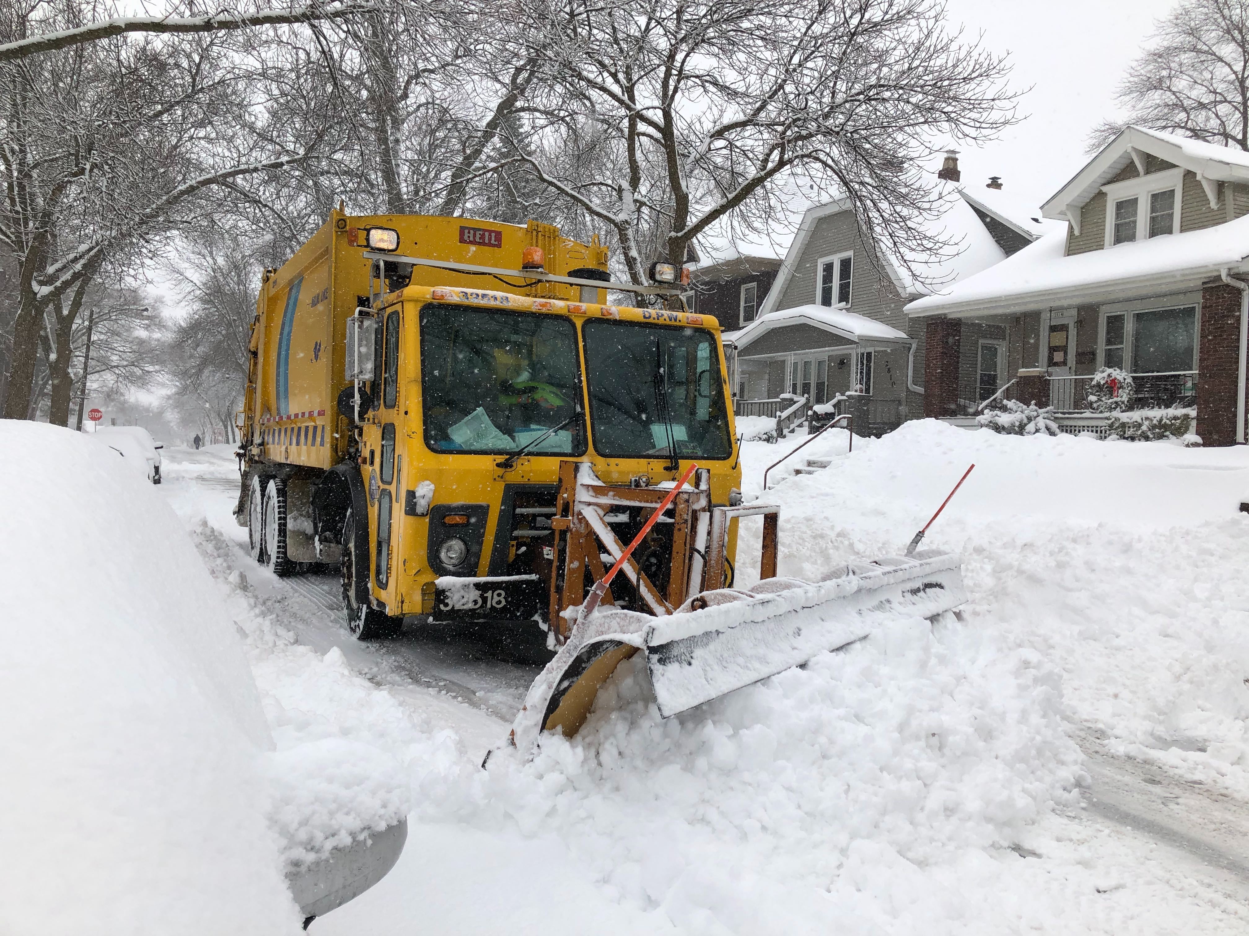 snow plow truck