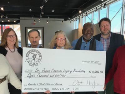 Members of the Milwaukee Turners Turn $4,000 Into a $16,000 Gift to Support America’s Black Holocaust Musuem