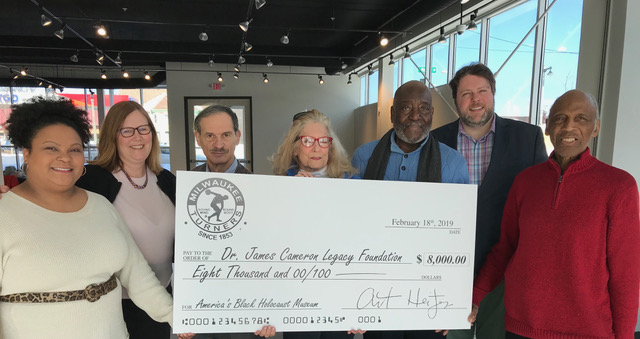 Members of the Milwaukee Turners Turn $4,000 Into a $16,000 Gift to Support America’s Black Holocaust Musuem