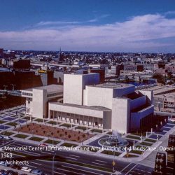 The Marcus Center for the Performing Arts in 1969. Image provided to Historic Preservation Commission by Jim Shields.