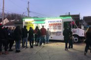 The Taqueria Arandas food truck during the food truck rally. Photo by Jeramey Jannene.