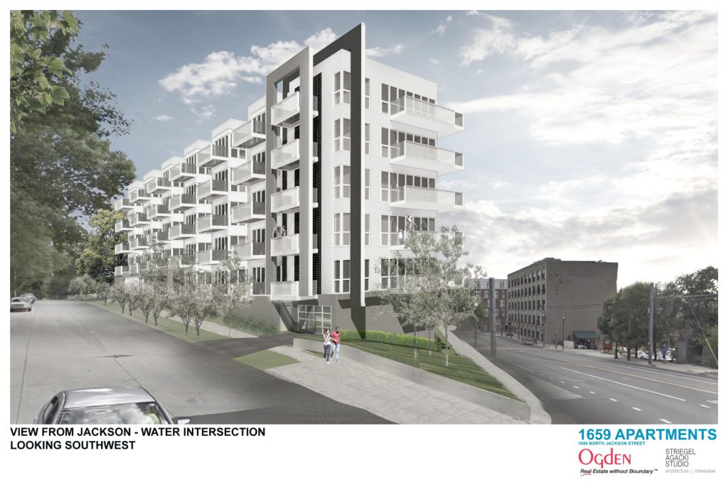 1659 Apartments proposal. Rendering by <a href='http://urbanmilwaukee.com/businesses/striegel-agacki-studio' srcset=