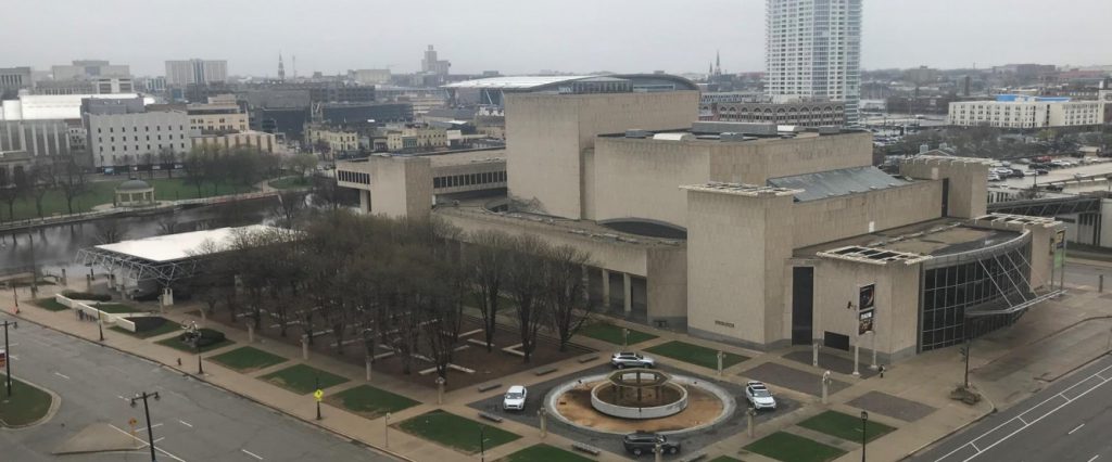 Marcus Center for the Performing Arts in April 2019. Photo from the City of Milwaukee.