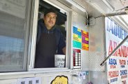 Francisco Santos, owner of Taqueria Arandas, says he’s lost business since moving to his new location on S. 22nd Street and West Greenfield Avenue. Photo by Edgar Mendez/NNS.