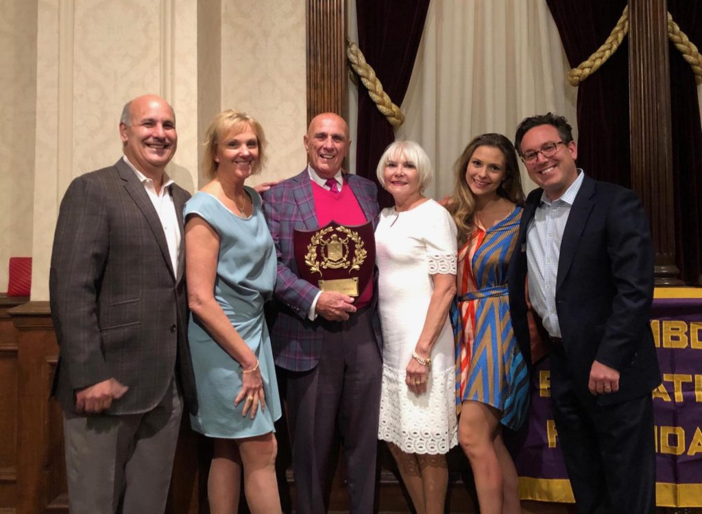 Franklyn Gimbel Lifetime Achievement Award. Photo courtesy of Gimbel, Reilly, Guerin & Brown, LLP.