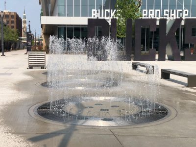 Eyes on Milwaukee: Bucks Unveil Deer District Fountain