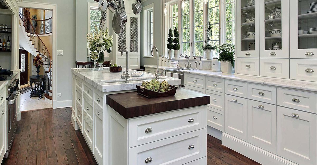 Kitchen Cabinet Kings Thompson White 