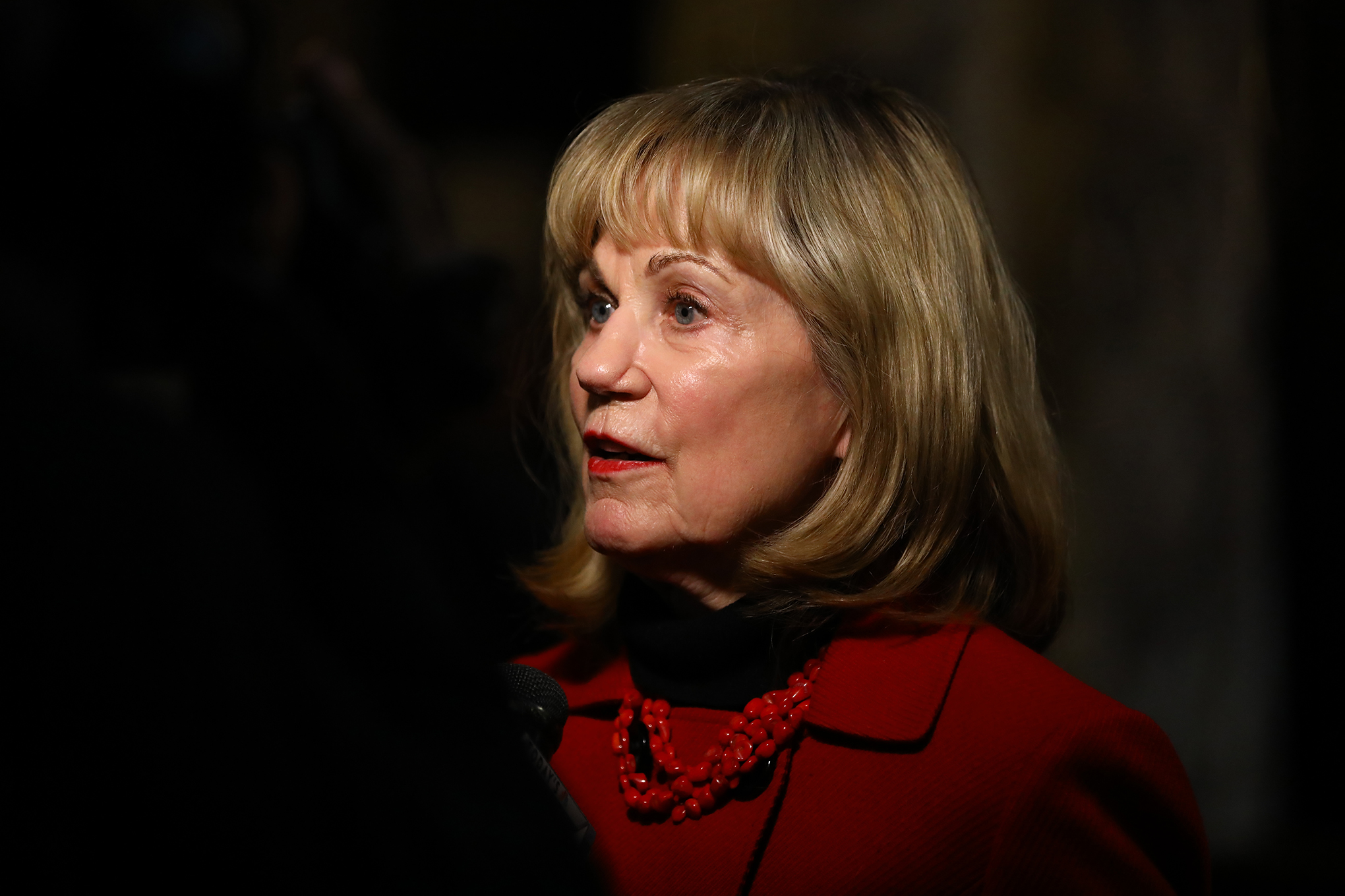 Sen. Alberta Darling, R-River Hills, at the State of the State address at the Capitol in Madison on Jan. 24, 2018. Photo by Coburn Dukehart/Wisconsin Center for Investigative Journalism.