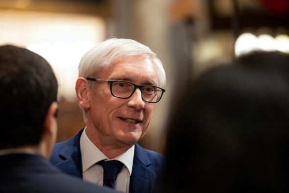 Tony Evers. Photo by Emily Hamer / Wisconsin Center for Investigative Journalism.