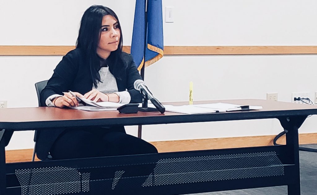 A decision on whether Griselda Aldrete will become the next executive director of the Fire and Police Commission might not come until September. Photo by Edgar Mendez/NNS.
