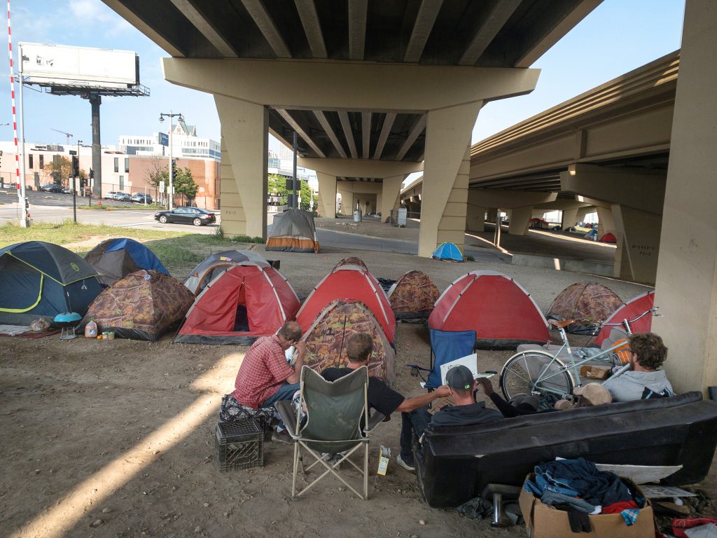 Tent City. Photo by Tom Bamberger.