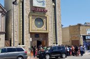 La Luz Del Mundo church on Milwaukee’s South Side has removed a controversial banner featuring Naasón Joaquín Garcia, who was arrested and charged in California in June with child rape, human trafficking and other crimes. Photo by Edgar Mendez/NNS.