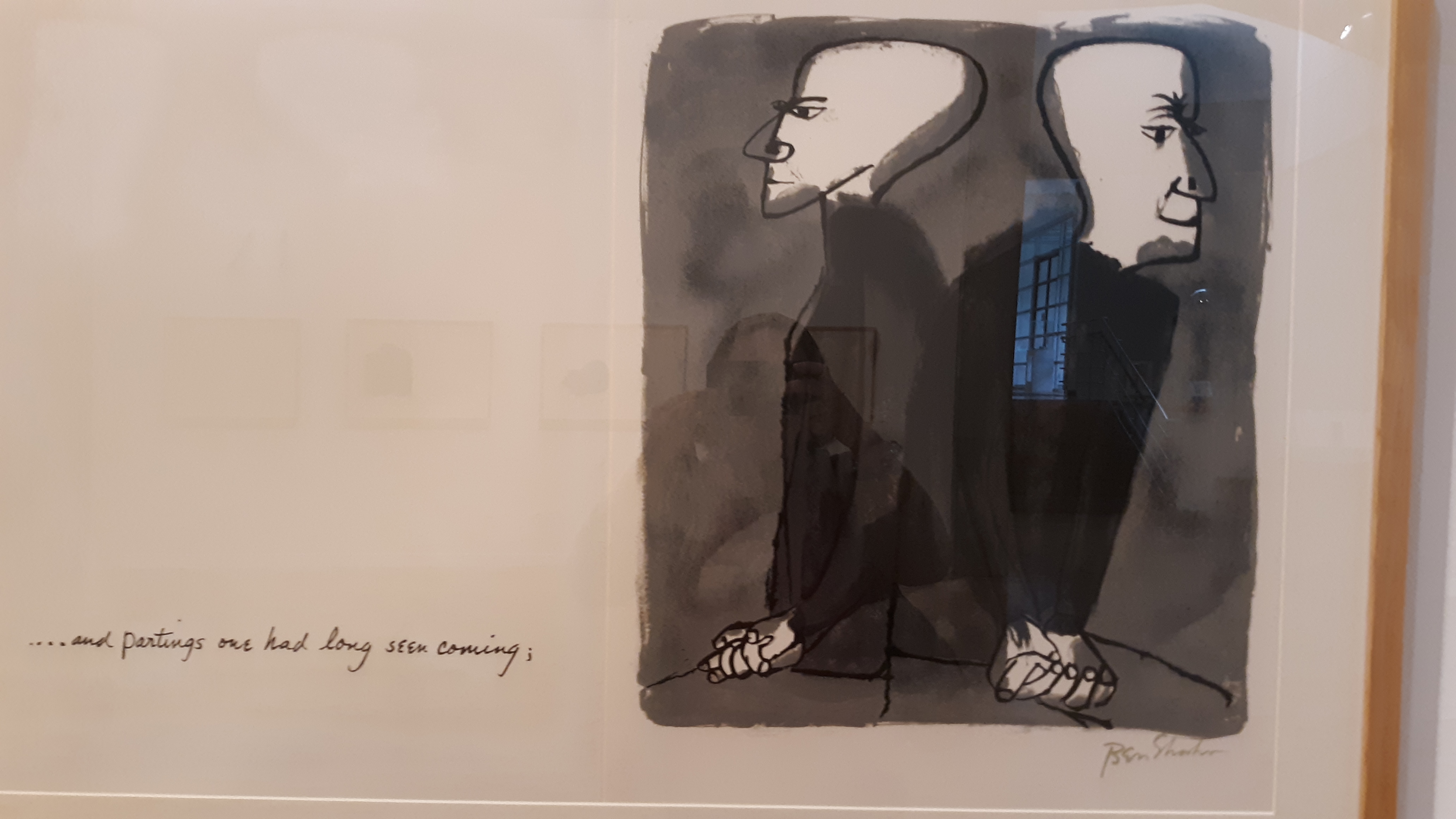 Lithograph by Ben Shahn. Photo by Catherine Jozwik.