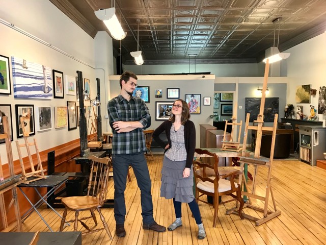 Andy and Lisa Pilarski. Photo courtesy of The Art School.