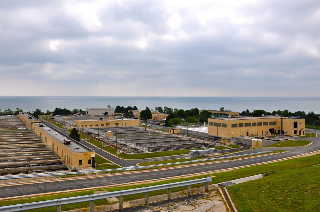 The Milwaukee Metropolitan Sewage District's South Shore Wastewater Treatment Plant. Photo by Susan Nusser.