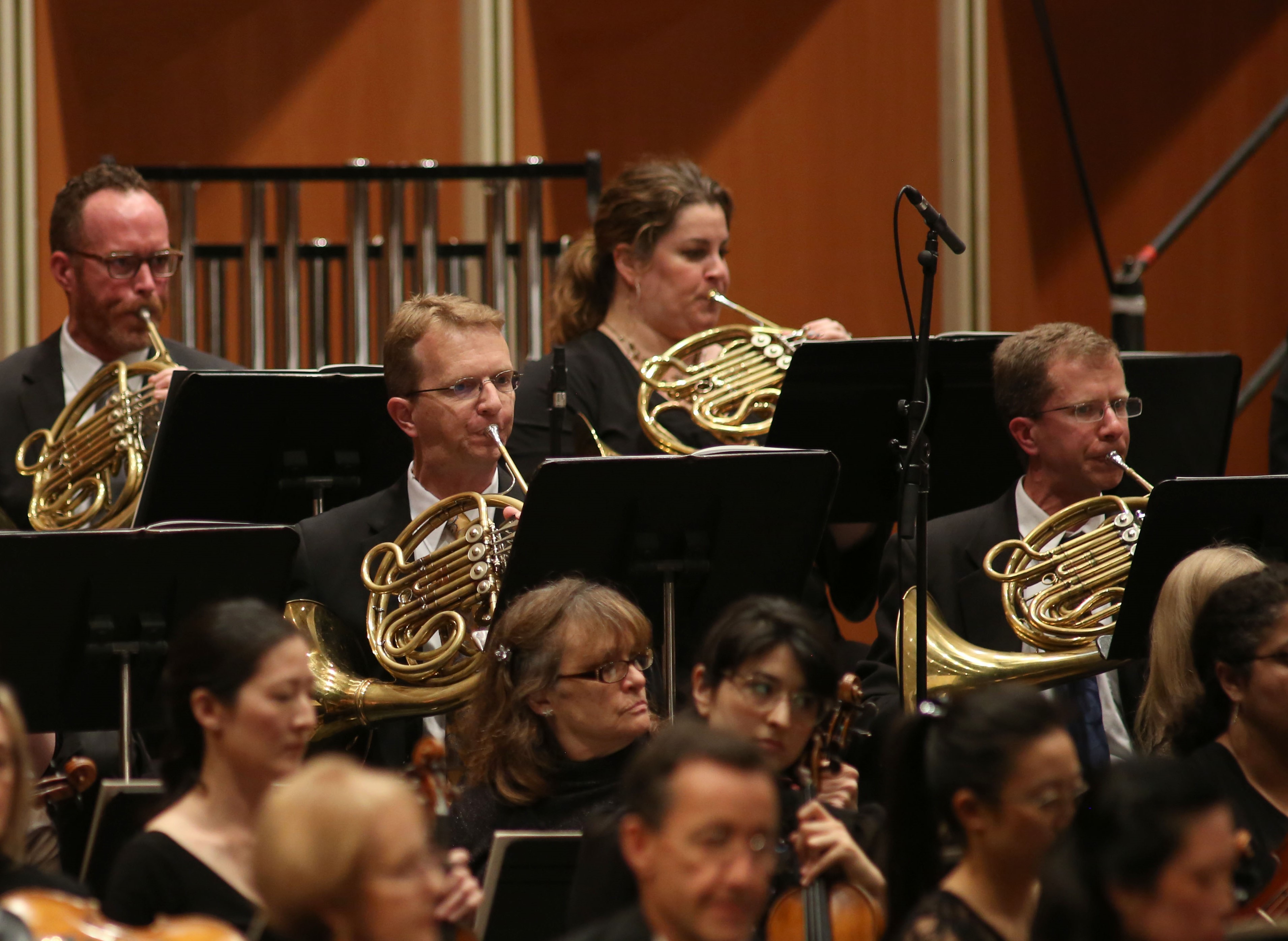 French Horn Section. Photo courtesy of the Milwaukee Symphony Orchestra.